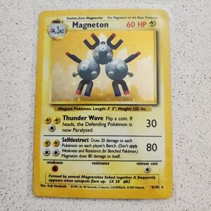 Magneton Pokémon Card 9/102